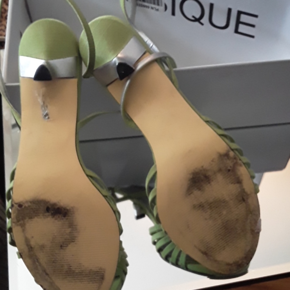 Mint Green Sandals - Picture 4 of 9